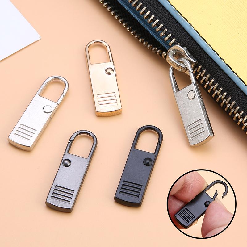 Tool Free Detachable Zipper Head Pull Replacement Zipper Accs for Jeans Backpack Sewing Tools 5pcs Detachable Zipper