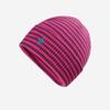 New autumn and winter knitted wool hat thermal hat striped color matching men's and women's winter cold hat striped knitted hat