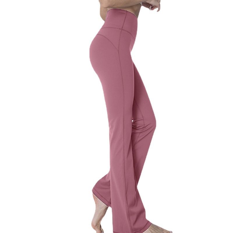 Export Same Style Spring & Fall Loose High Waist Yoga Bell-Bottom Pants Women's Workout Elastic Sports Outdoor Yoga Pants Outwear