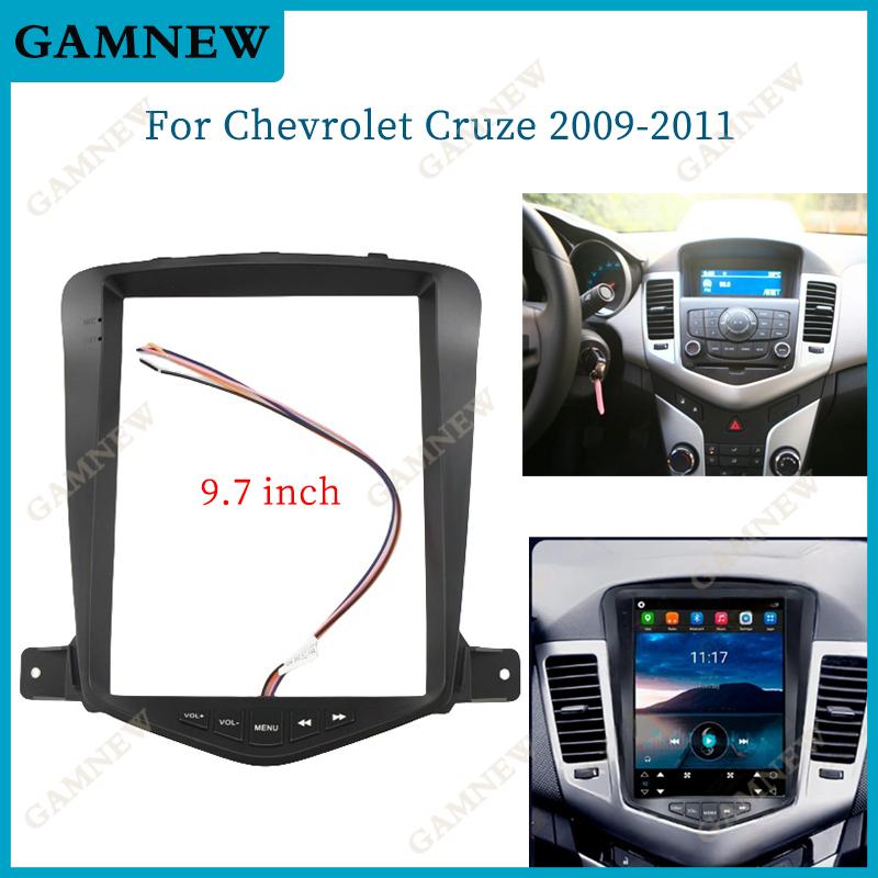 9.7 Inch for Chevrolet Cruze 2009-2014 Install Trim Panel Kit Fascia Panel Car Radio Multimedia Video Player Navigaion Frame