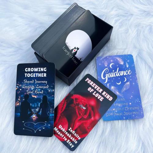 GZXINKE Toxic Love Oracle Cards for Beginners, 78 Drama Cards, Healing Oracle Deck, Love, Breakup, Twin Flames, Shadow Work, and the Emotional Truth B