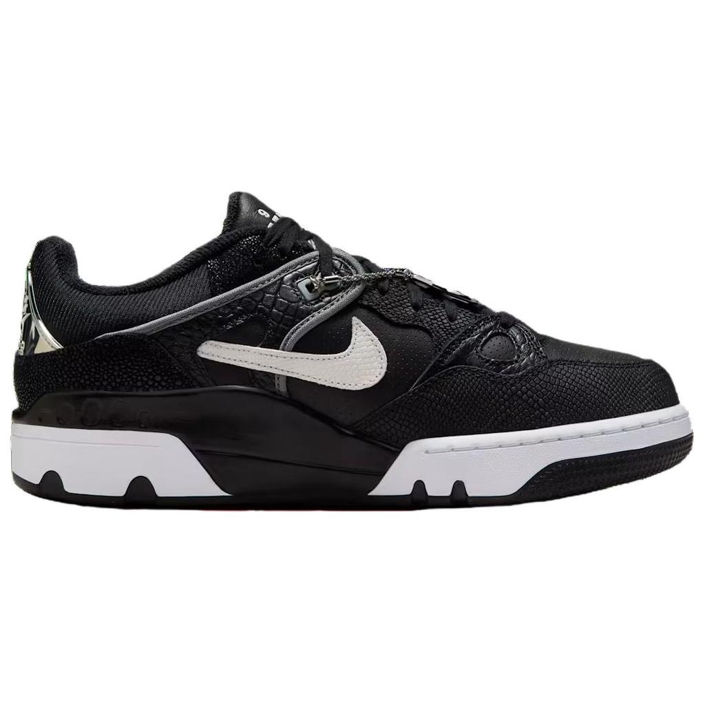 Nigo x Nike Air Force 3 Low Black Croc Unisex Sneakers Smoke-Grey Metallic-Platinum White HF7630-001