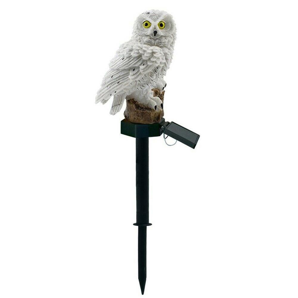 Light Night Solar LED Powered Lawn Lamp Garden Yard Decor Outdoor Shape Owl