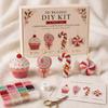 Babbo Natale Natale Perla Arte Artigianato Kit Cane Gatto Creativo Fai da te Perline Artigianato Set Pinguino Pupazzo di Neve Alce Decorazione Natalizia