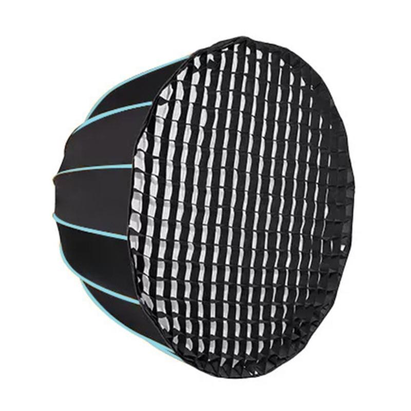 60cm Parabolic Softbox For Studio Lights, Mount With Honeycombs Grid  Photo Studio Equipment Light Box
