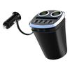 2 Socket Car Splitter Charging Adapter Adapter 6 in 1Power Outlet 120W with 4 USB Car Charger Adapter Charging Adapter