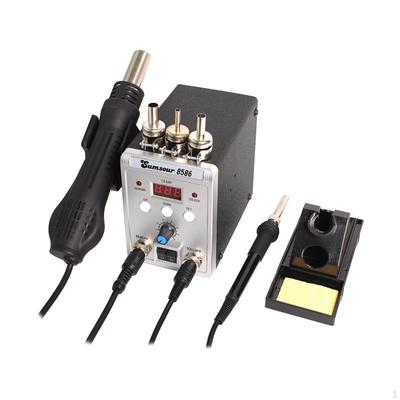 60W Soldering Iron Station Electric Welding Tool for DIY Repairs Maintenance Argent