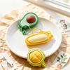 Mini Gourmet Keychain Decompression Toy Anxiety Relief Toy Fried Egg Burger Sushi Avocado Durian Pendant Bag Backpack Decor