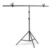 T-Shape Backdrop Stand Background Bracket Kit Aluminum Alloy Material Heavy Duty Portable Adjustable Height