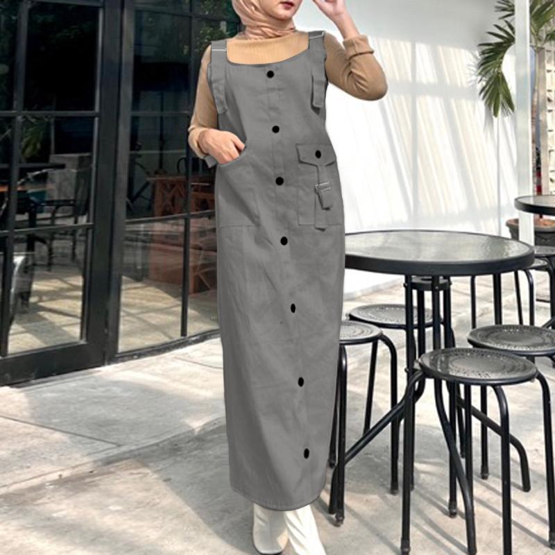 ZANZEA Dámske ležérne overaly bez rukávov na ramienka