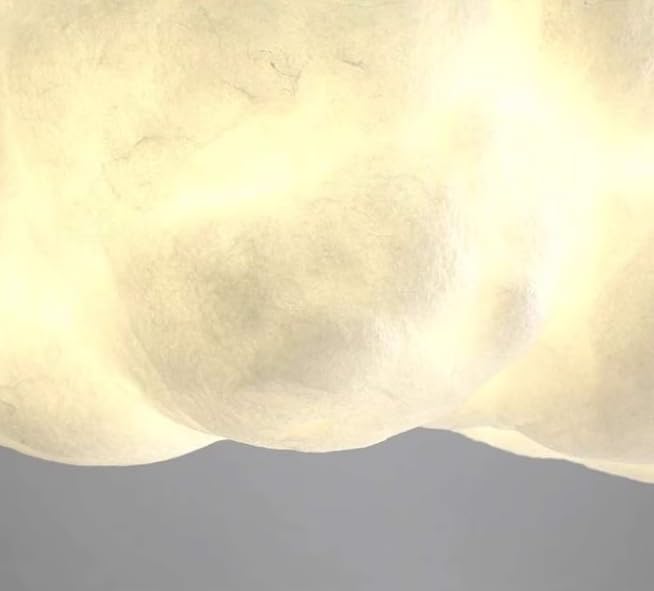 Senkazari Cloud-Shaped Pendant Light, Nordic E26, Hanging Light, Bedside Lamp, Interior Lighting for Stores, Dining Rooms, Living Rooms, and More