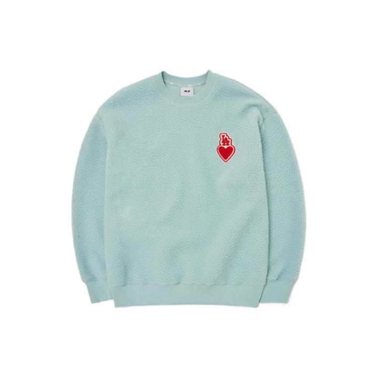 New MLB Los Angeles Dodgers Sweatshirt Unisex Light Blue 3AMTH0426-07BLL