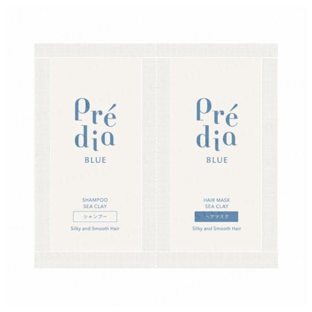 Kose - Predia Blue Shampoo & Hair Mask Sea Clay Sachet Set 15ml + 17g