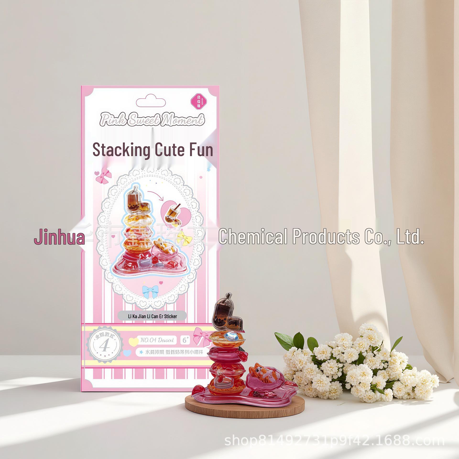 3D Cartoon Student Handmade Toy Stackable Embossed Stickers 10.5x23 cm
