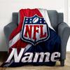 Custom Nfl Team Soft Throw Blanket Flannel Blanket Warm Sofa Bed Camping Home Decor Unique Christmas Gift C10397