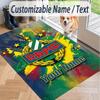 Custom Text Printed Rug Rapid Wien FC Non Slip Floor Carpet For Home Room Decor