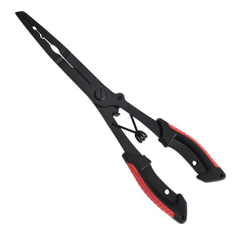 Black Teflon Eagle Beak Fishing Pliers: Multi-functional Hook, Line Cutter & Fish Control Tool