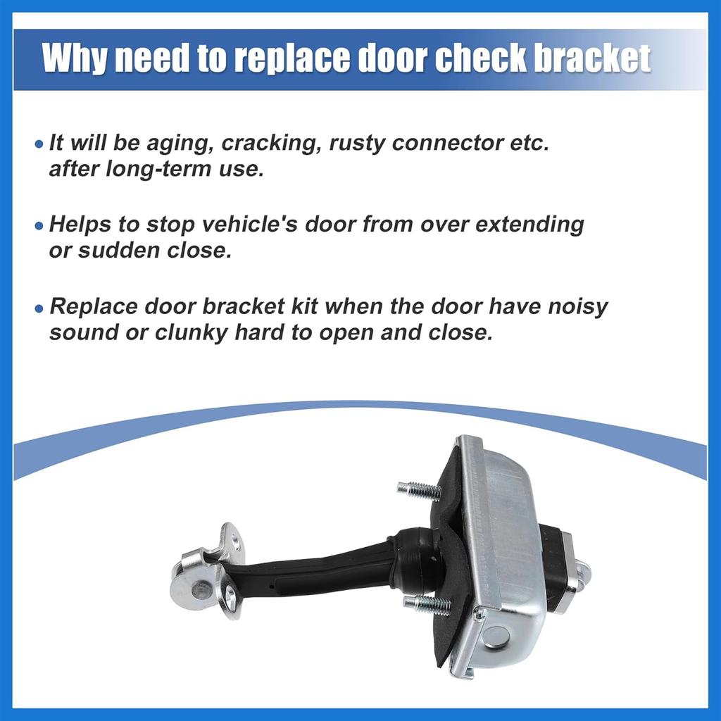 Front Door Check Stop Strap Door Check Assembly 15861661 for Chevrolet Equinox 05-09 for Pontiac Torrent Left Driver Door Check Arm Assembly LH Door