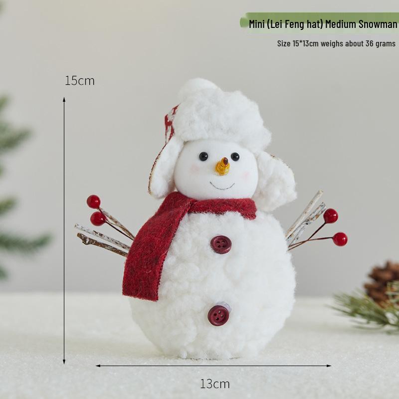 Christmas Snowflake Series: Snowman, Santa, and Reindeer Ornaments for Holiday Decor