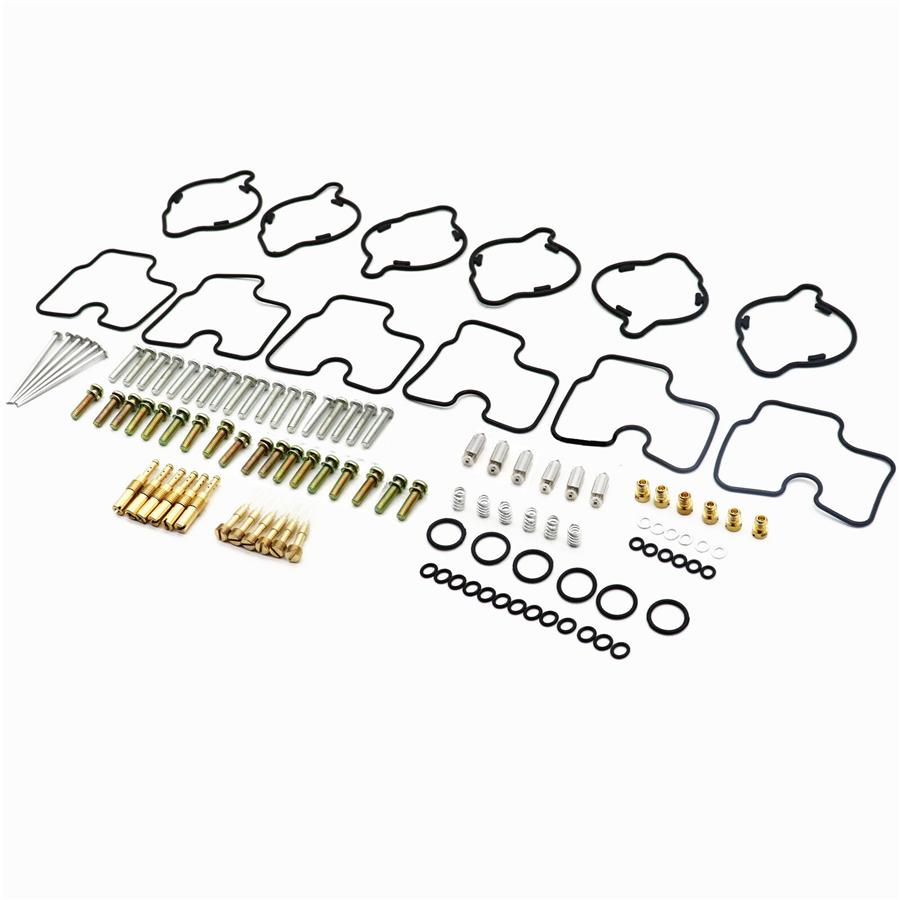 6 Sets Carburetor Repair Kit For Honda GL1500C GL1500CT Valkyrie 1500 1997-2003