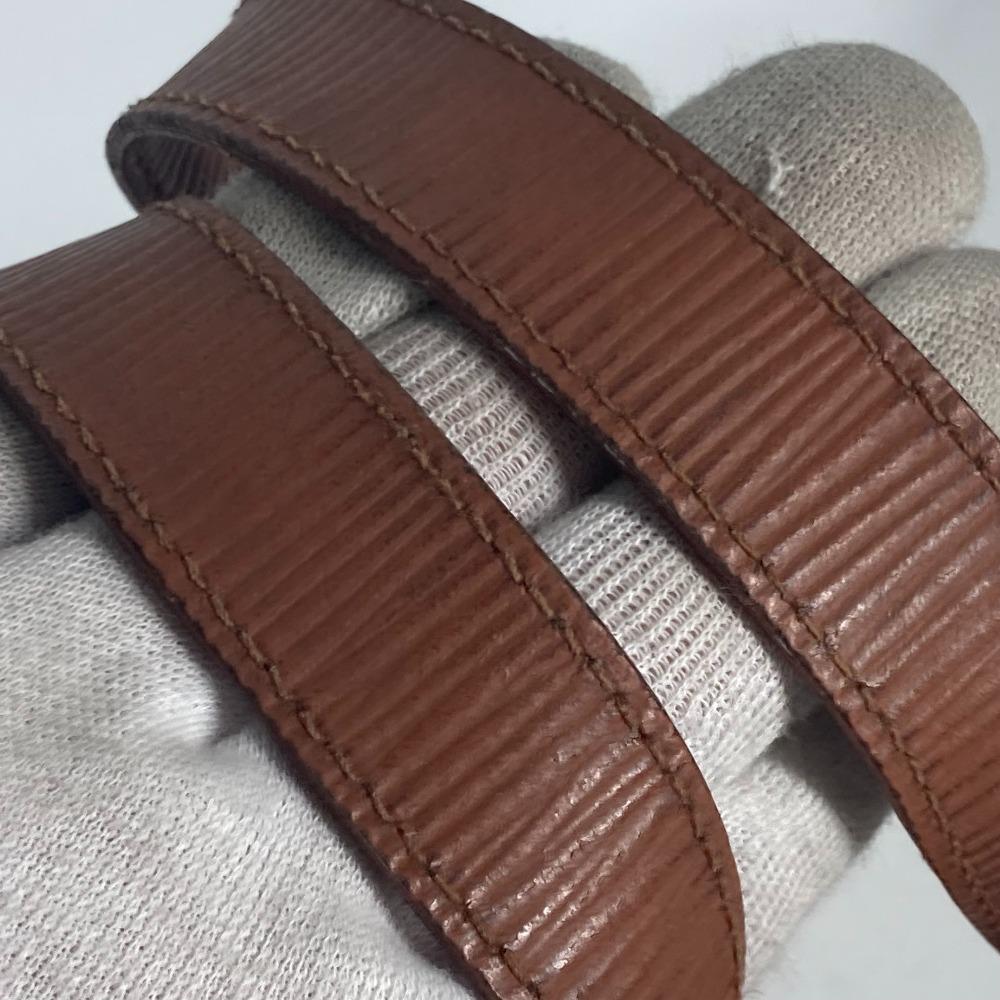 Fendi Vintage FF Logo Tote Bag Shoulder Bag Hand Bag Leather Brown