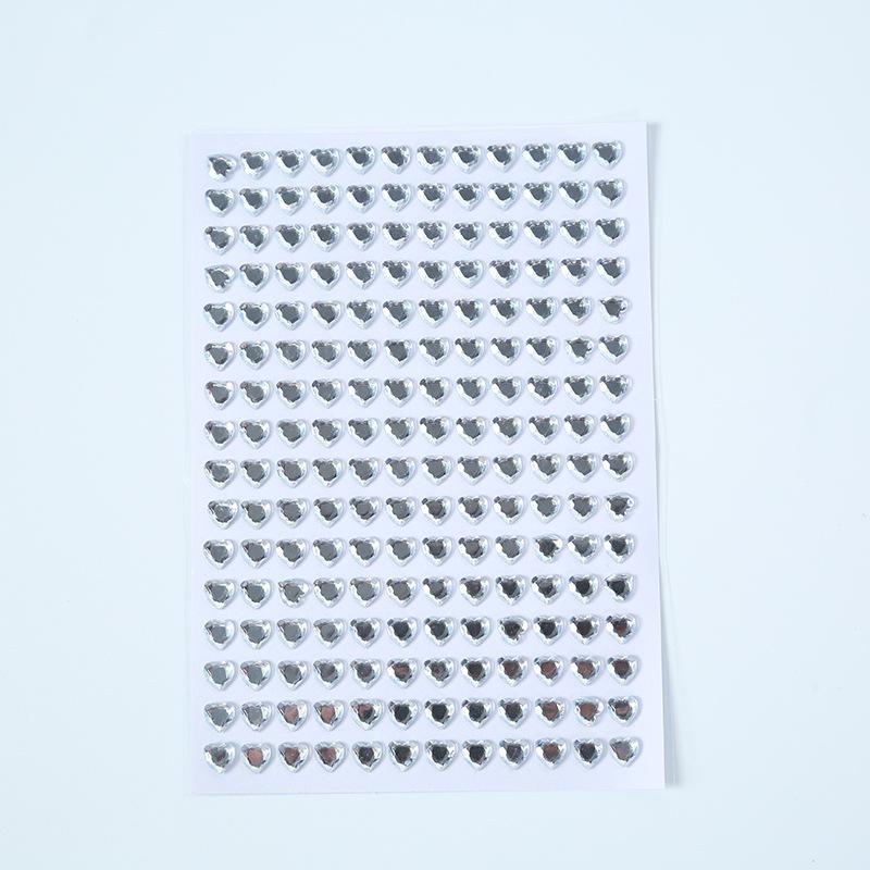 

Valentine s Day Heart Gemstone Stickers: DIY Crystal Face & Journal Decoration
