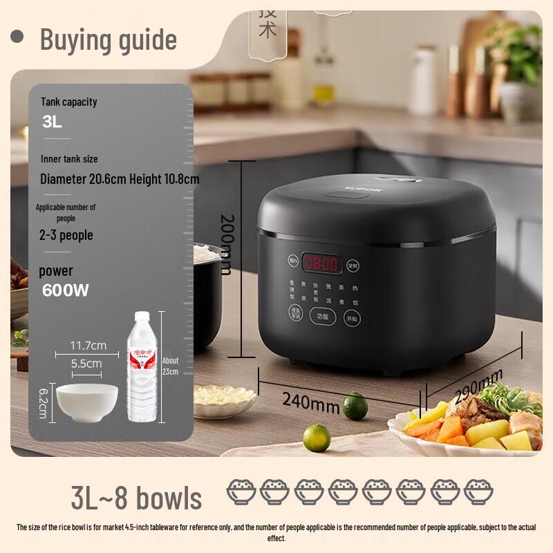 SUPOR 3L Smart Multi-function Rice Cooker