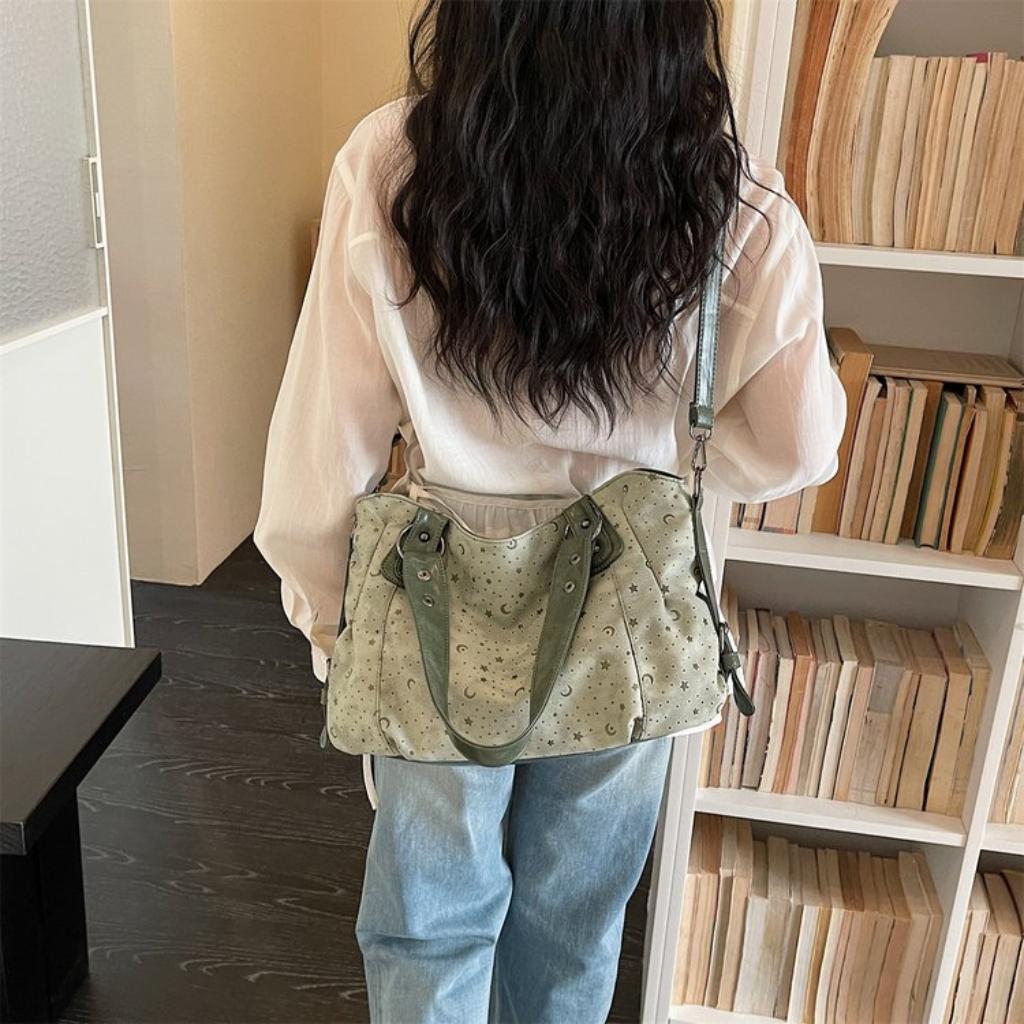 Xeie Thuk Shoulder Bag Women Large Capacity Adjustable Strap Daily Commute