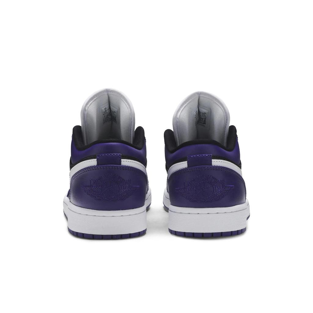 Air Jordan 1 Low 'Court Purple' (Unisex) Court Purple / Black / White Vintage Basketball Shoes 553558 501