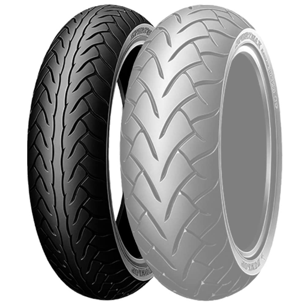 DUNLOP D220ST Front Motorcycle Tubeless 256189 Tire, 120/70ZR17 M/C (58W), (TL)