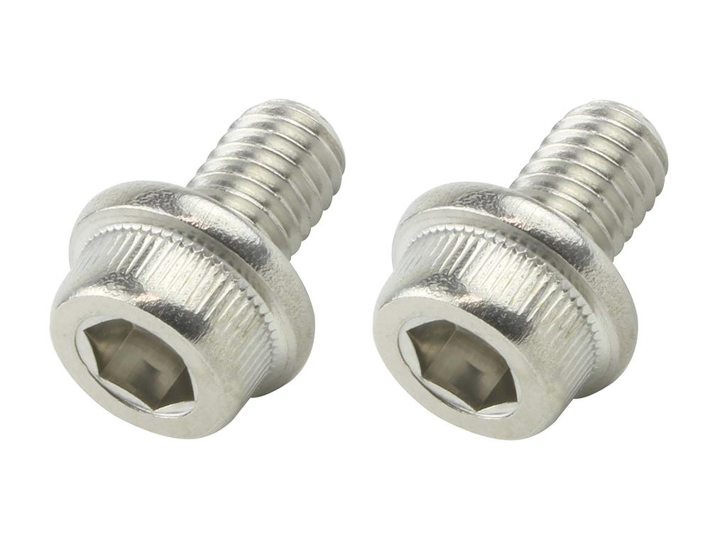 POSH FAITH Motorcycle Supplies Flange Cap Bolt Stainless Steel 2
