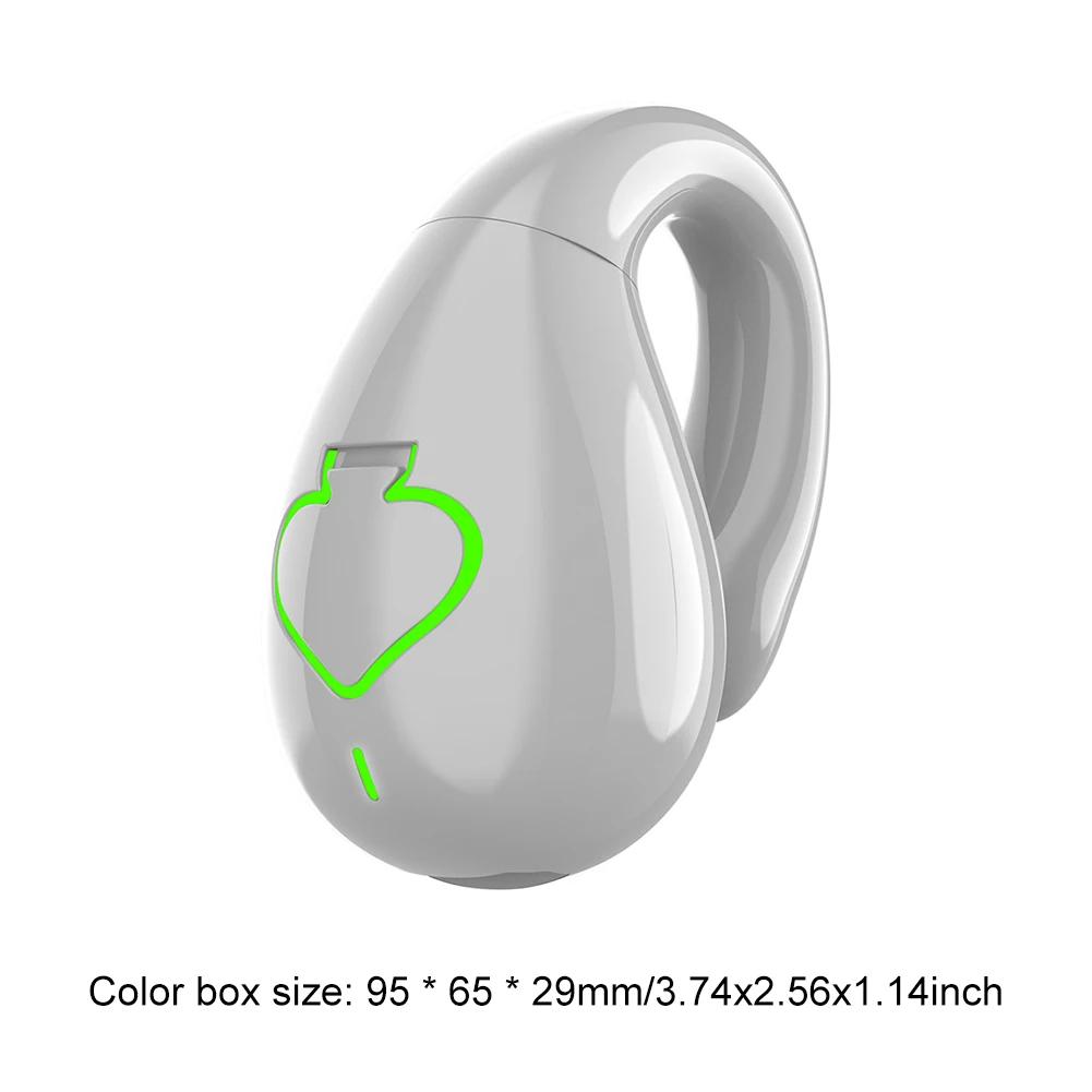HIFI Stereo Single Ear Clip Earphones Bluetooth-Compatible 5.3 Handsfree Earbuds Bone Conduction Sport Gamer Headset