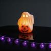 Halloween Pumpkin LED Candle Flameless Tabletop Decor for Home Party and Holiday