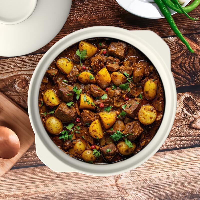 JingJingRS Żaroodporny ceramiczny garnek do zapiekanek