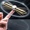 LED Fingertip Spinning Pen - Fidget Anxiety Decompression Gyro Metal Ballpoint Writing Pen For Kids Adults School