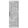 Wall Mounted Cabinet Concrete Grey 33 x 34.5 x 90 cm Particleboard