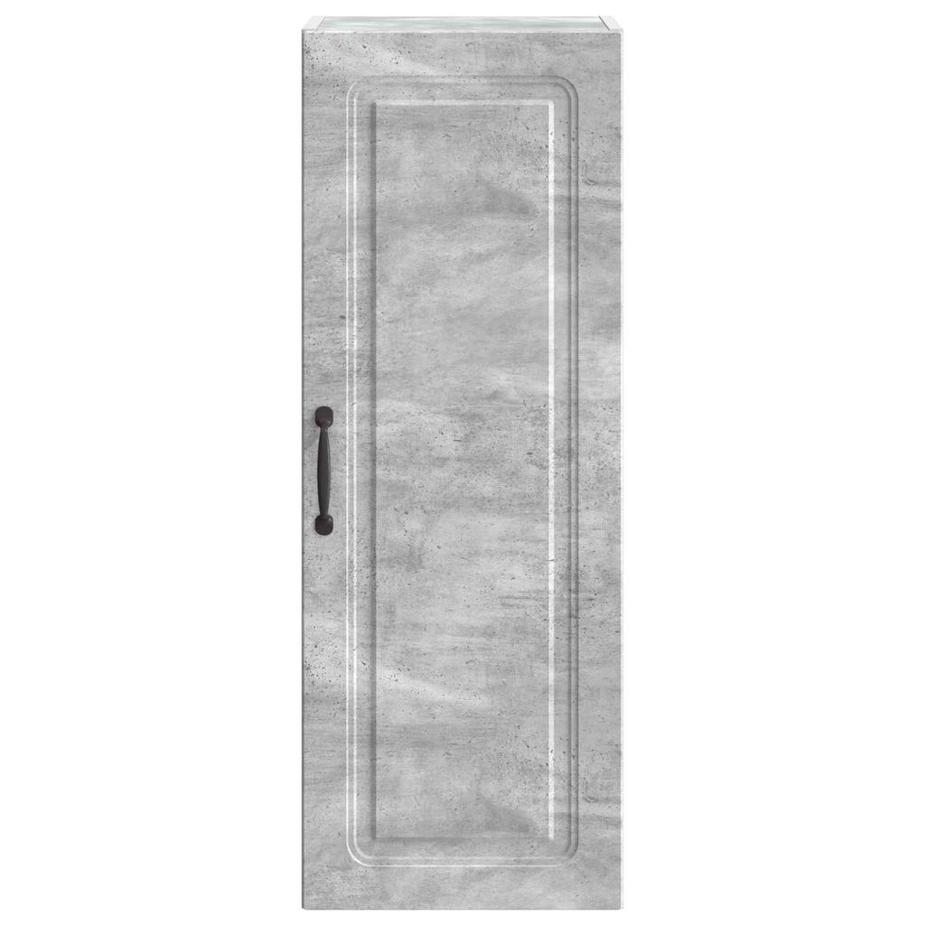 Wall Mounted Cabinet Concrete Grey 33 x 34.5 x 90 cm Particleboard