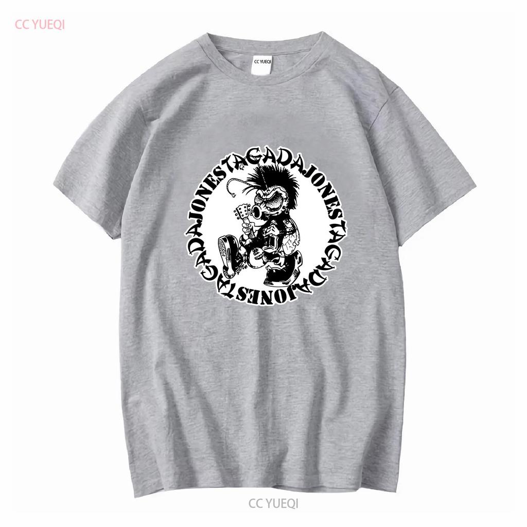 TAGADA JONES T Shirt Band Hardcore Anarcho Punk Rock Long or Short Sleeves Vintage Washed Comfortable Unisex Homme Soft