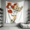 Gaston Lagaffe Animal Wall Tapestry Aesthetic Wall Hanging Printed Fabric Blanket Decorative Tapestries for Bedroom Living Room Home Decor
