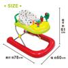 Nippon Childcare The Very Hungry Caterpillar Walker 2in1 Walker Multicolor 1 Piece 6360002001 (x 1)