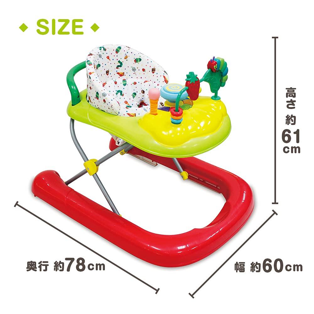 Nippon Childcare The Very Hungry Caterpillar Walker 2in1 Walker Multicolor 1 Piece 6360002001 (x 1)