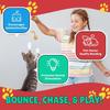 3/5 Pack Cat Toy Balls with Feather Tails - Stimulate Instinctive Play, Enhance Pet - Owner Bond