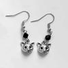Simple Retro Halloween Earrings: Skull, Bat & Spider Dangle Ornaments - Perfect for Festival Celebrations!