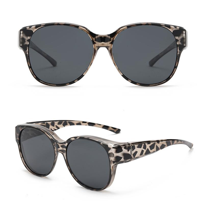 Passer over Oversized Solbriller Mote Runde Solbriller Perfekt Daglig Bruk Bærbar Menn Kvinner Kjørebriller