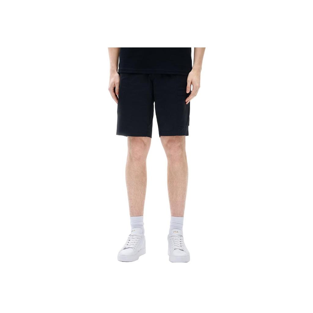 Fila Solid Color Loose Casual Sports Five-Point Shorts Men Shorts Black F11M227801FBK