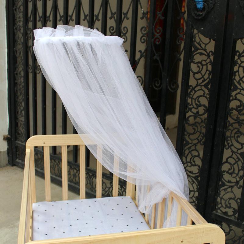 Universal Crib Mosquito Net Encrypted Mesh Hole Baby Mosquito Net Dome Bedroom Curtain Net Newborn Infants Canopy Repellent Tent