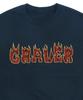GRAVER [Unisex] Flame Logo Sweatshirt_Navy