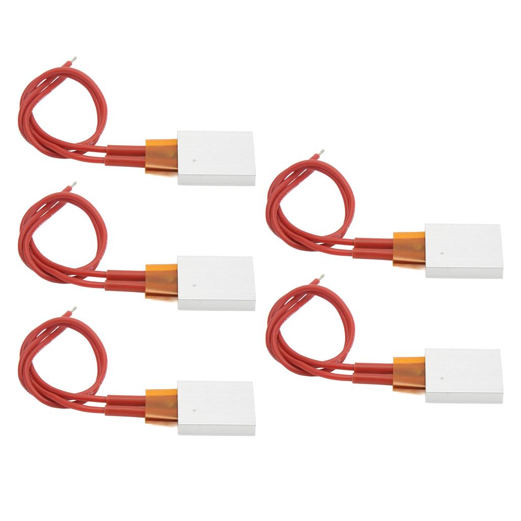 5PCS 220V PTC Heating Element Plate 270 celsius  Aluminum Alloy Housing Thermostatic Heater for Air Curtains Humidifiers