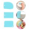 Decorating Tool Baking Dough Cutting Scraper Plastic Dough Scraper Thickened Cream Scraper