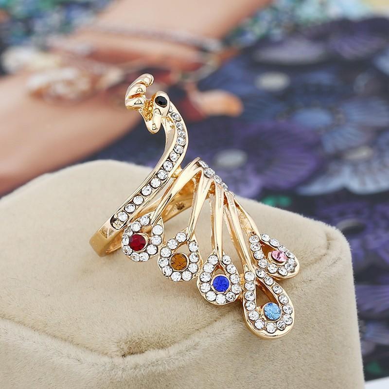 New European & American Style: Silver Toothless Dragon Adjustable Couple Ring